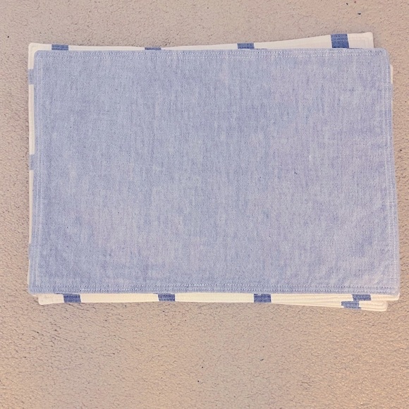 Reversible heart 💯% cotton placemats(6) - Picture 2 of 2